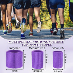 Blulu toe tubes cushion small diameter on toe for precise fit