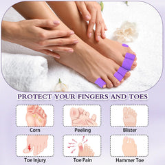 Blulu 24-piece toe cushions pack for travel and daily wear