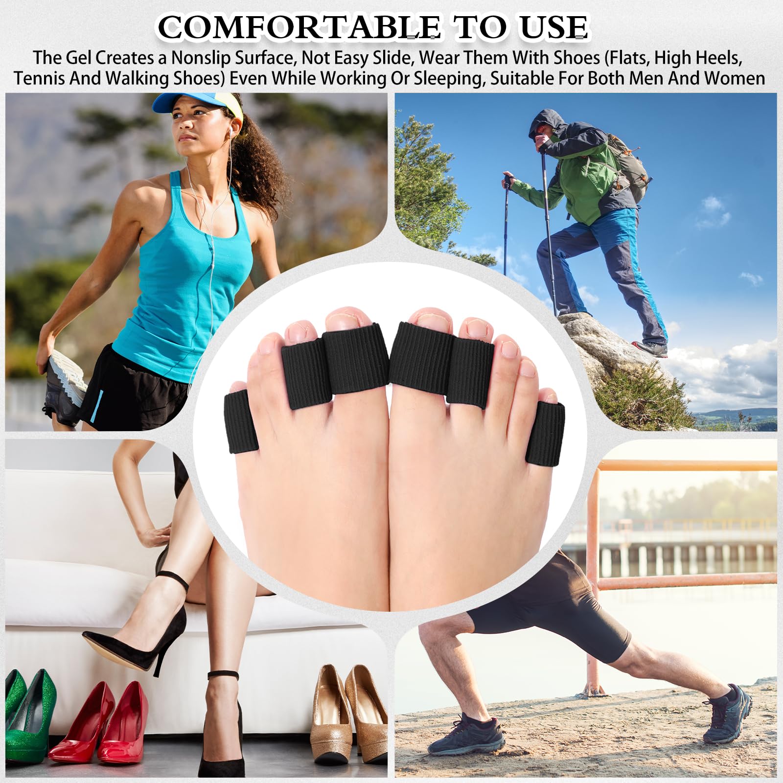 Blulu travel-friendly toe protection kit for on-the-go use