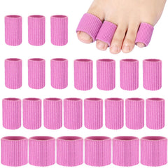 Blulu tubitos de dedo 0,98 pulgadas, almohadillas de gel para comodidad al caminar
