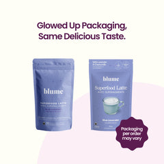 Blume organic vegan latte ingredients emphasize keto-friendly evenings