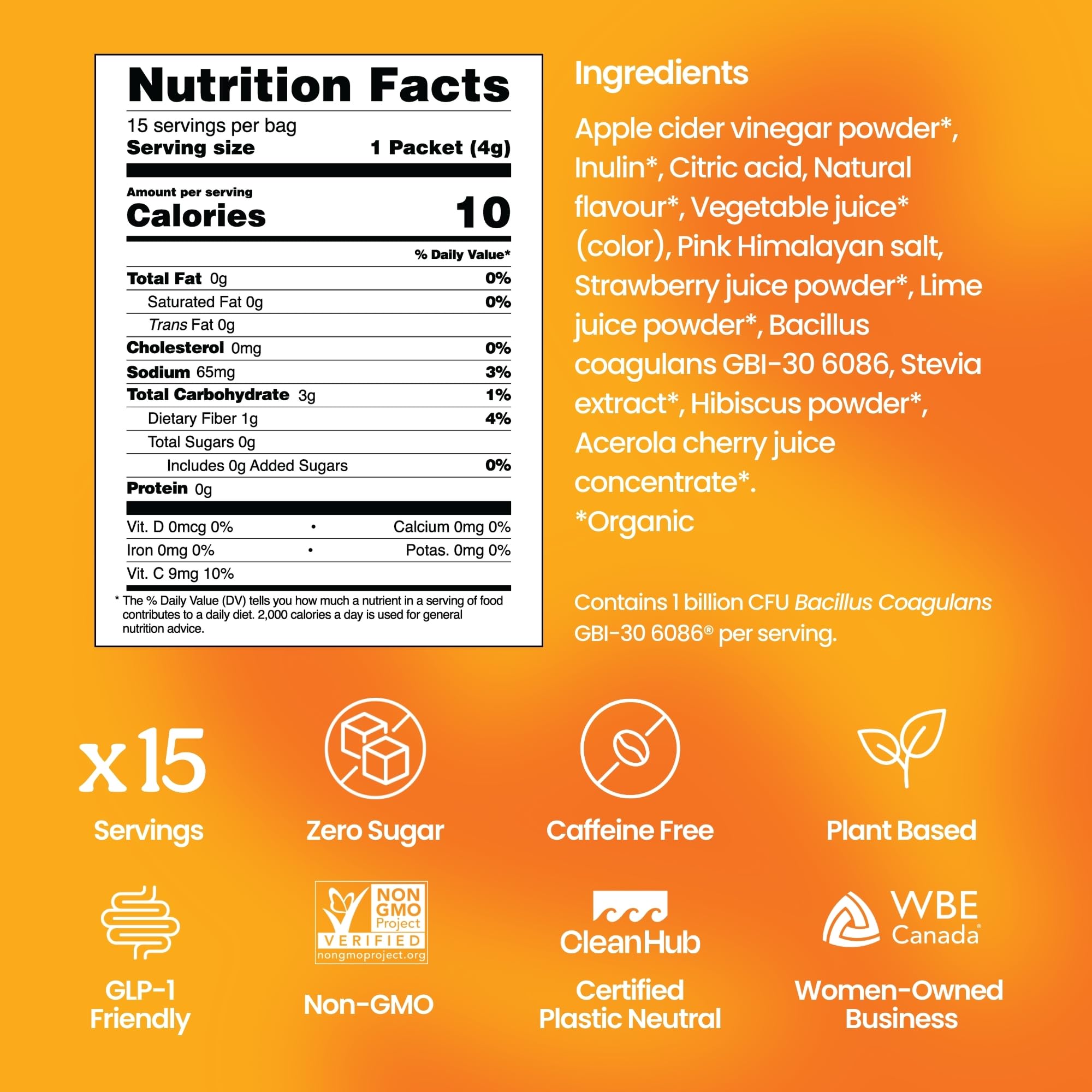Blume SuperBelly acv depiction suggests tangy digestive support.