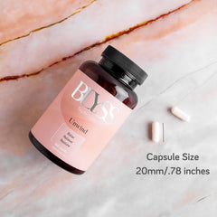 Pour shot of capsules ready to swallow with water