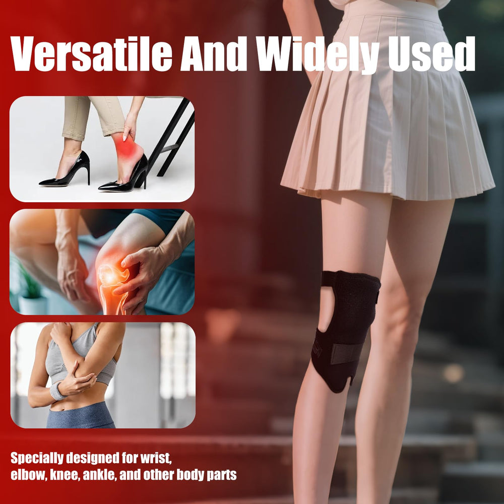 Bnlei wearable red light wrap on knee highlights potential joint comfort