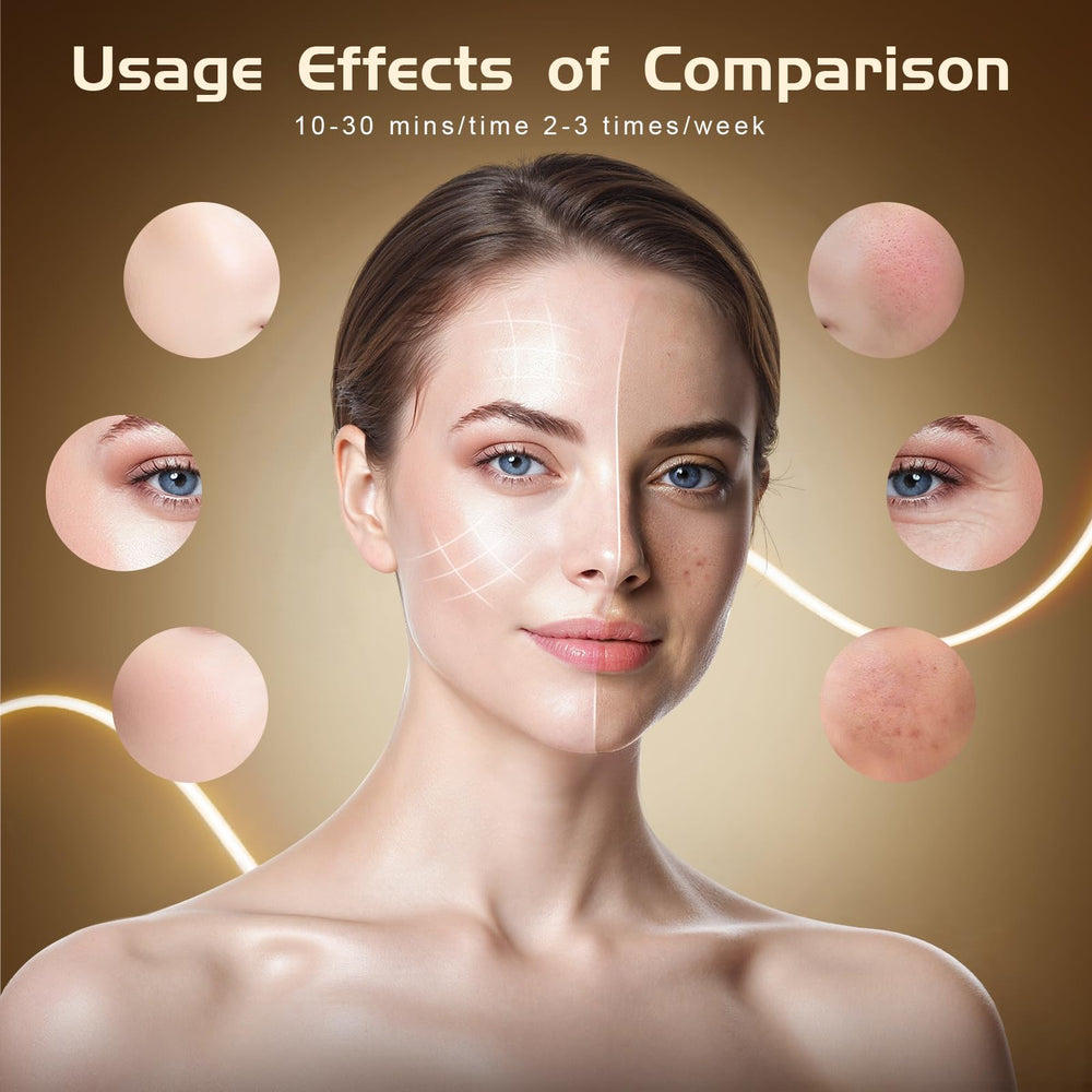 BNU red light therapy on the face for gentle rejuvenation