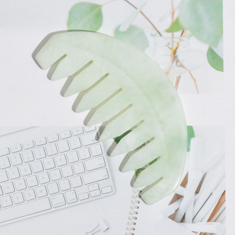 BoAn jade gua sha scraping tool for body and scalp care