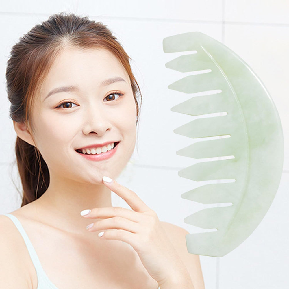 BoAn jade massager with smooth surface for gentle skin contact