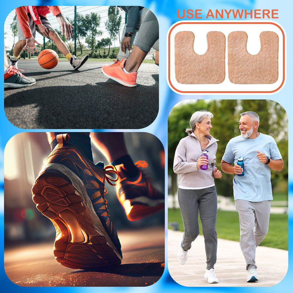 Boao adhesive foot pads protect calluses while wearing various shoes