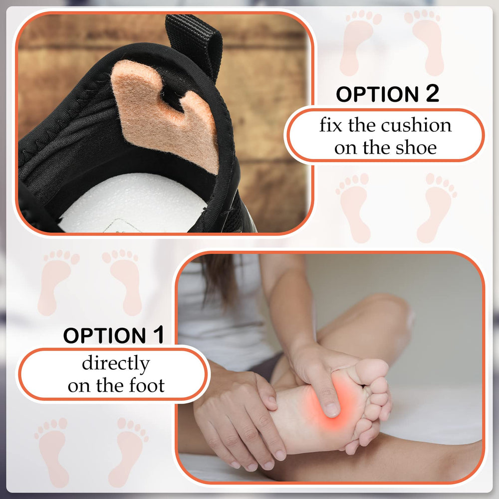 Boao adhesive foot pads protecting calluses and toes during daily activities.