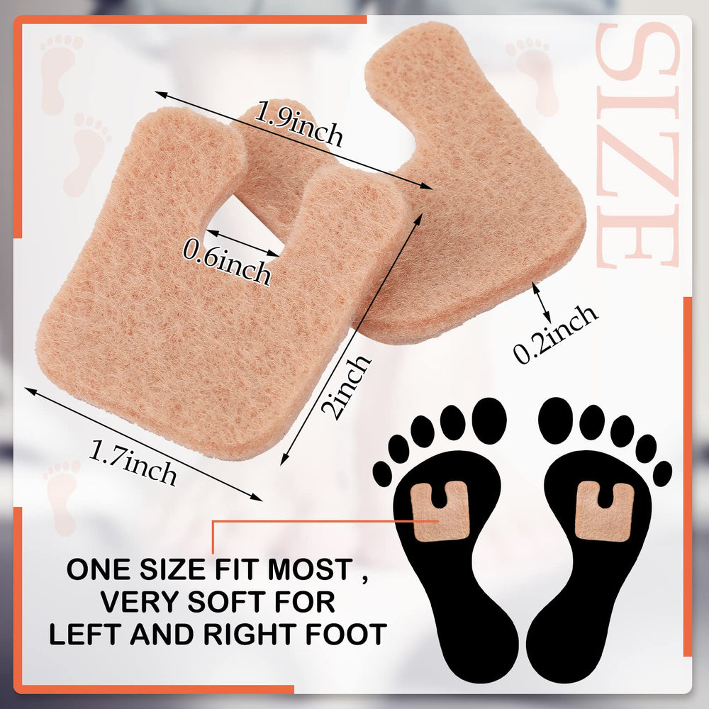 Boao metatarsal corn pads adhesive cushion placed on insole for pressure relief.