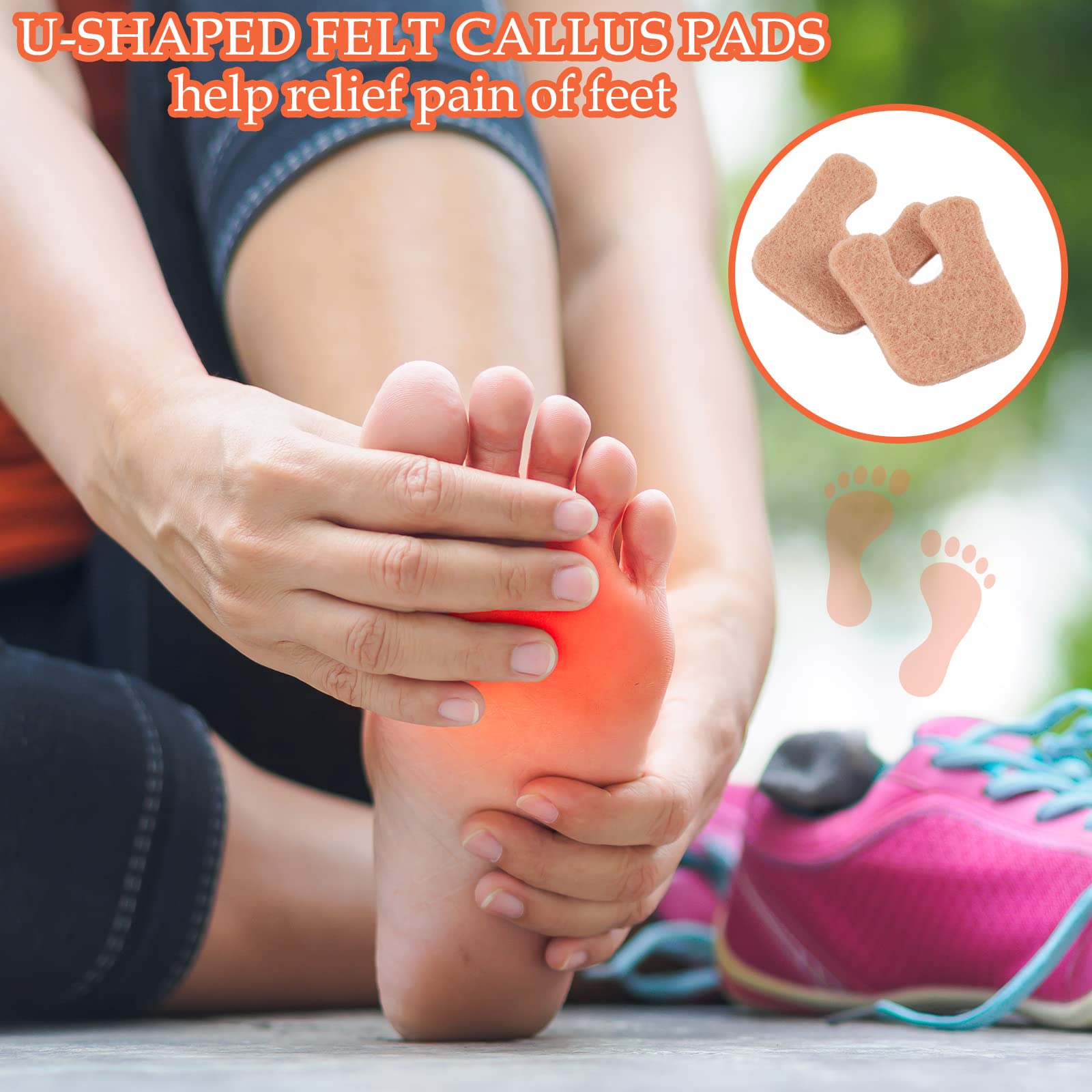 Boao cushion pads suited for sport shoes to reduce friction.