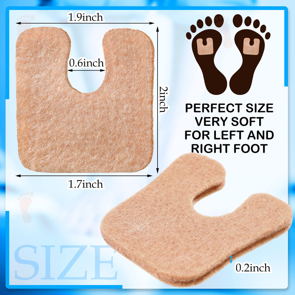 Boao U-shaped corn pad with adhesive for heel and sole protection