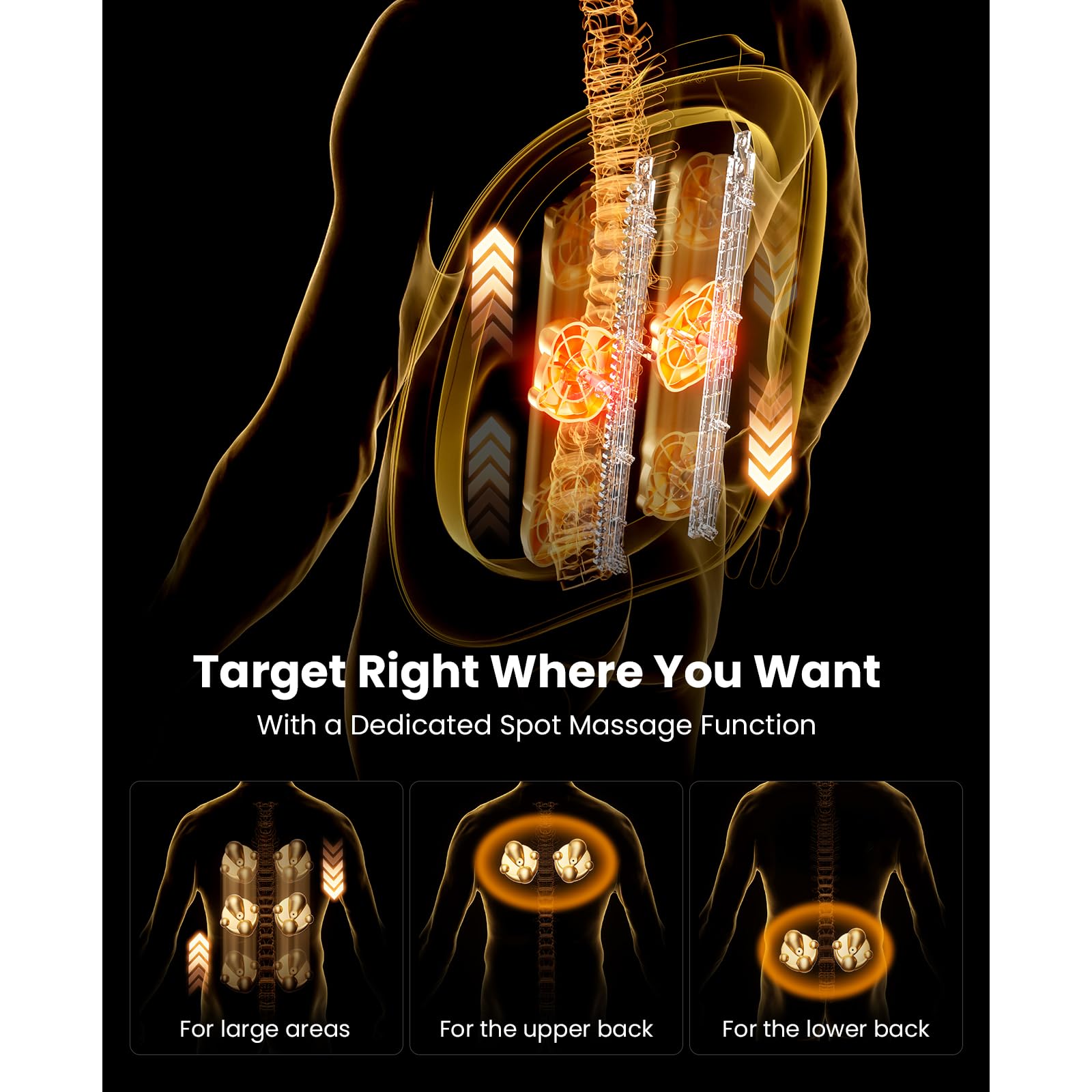 Bob and Brad spot mode locks onto sore areas for targeted relief.