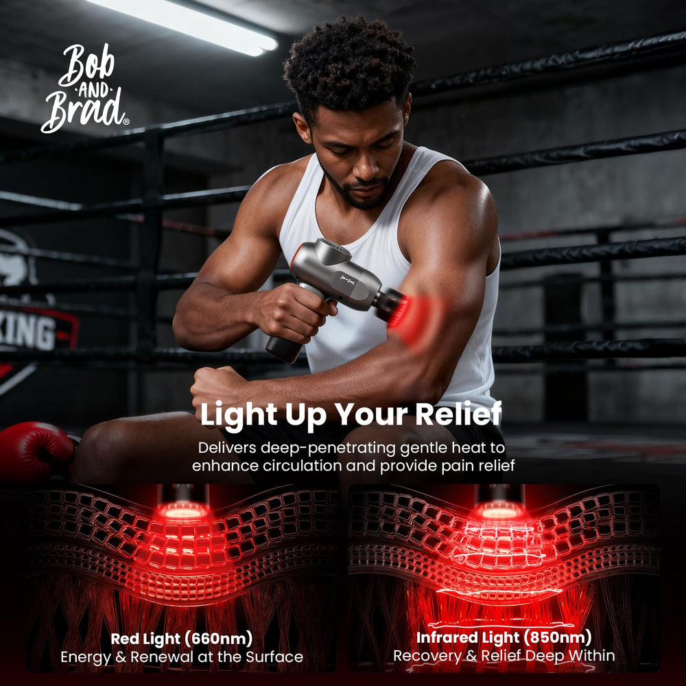 BOB AND BRAD C2 Ultra heat head action, warms muscles for deeper relief