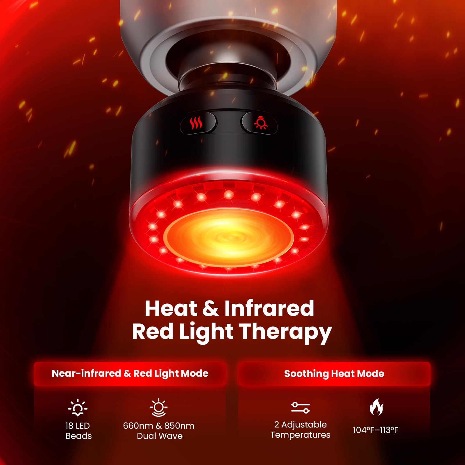 BOB AND BRAD C2 Ultra red LED, soothing therapy light for sessions