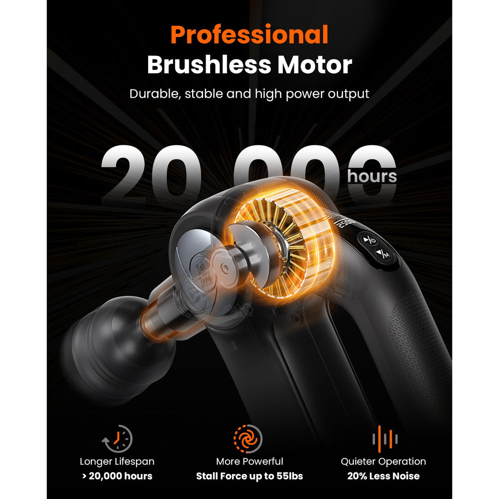 BOB AND BRAD D5 Pro Plus OLED modes offer guided massage choices.