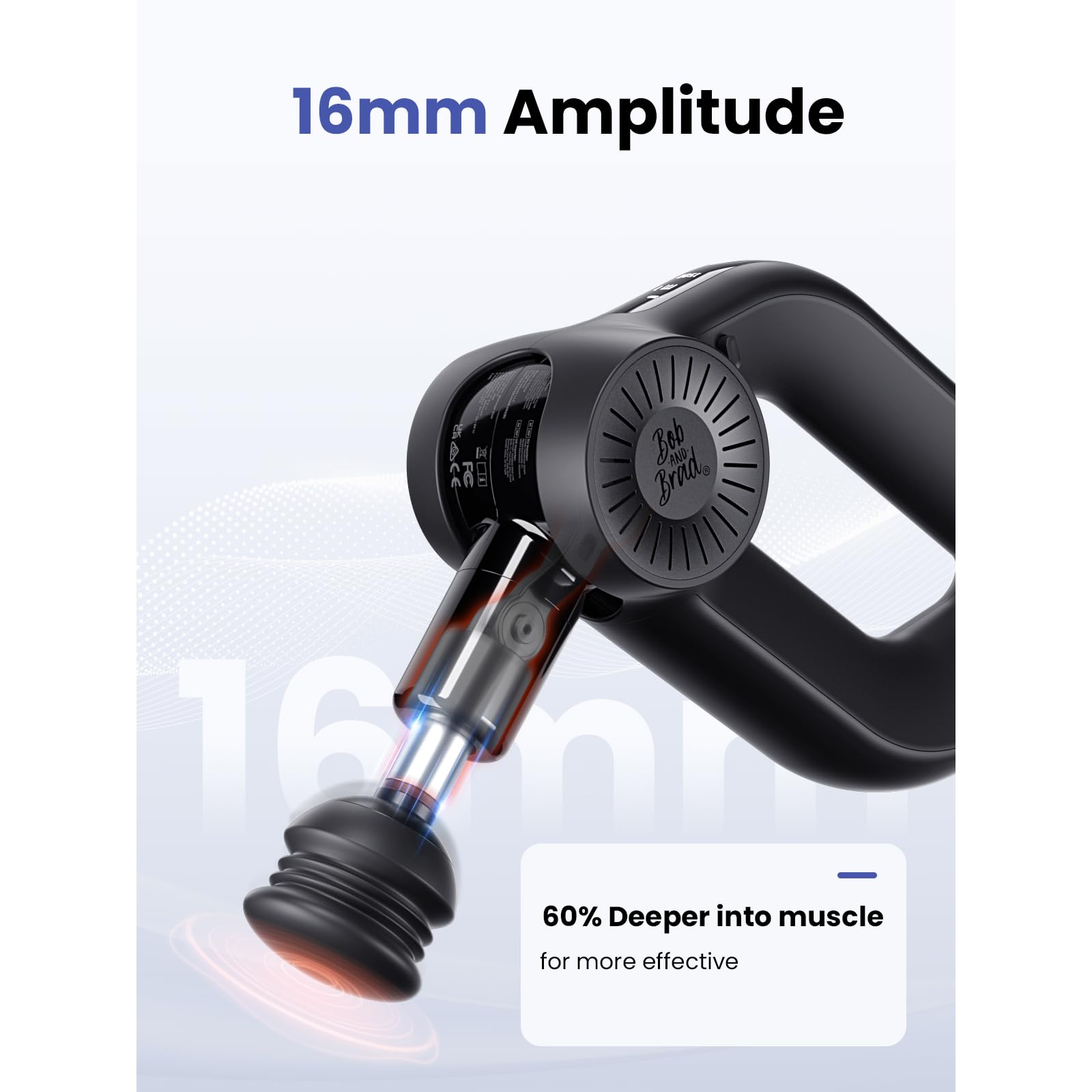 BOB AND BRAD D6 Pro with 90° arm reaches hard-to-reach areas.