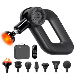 BOB AND BRAD D6 Pro Plus heated massage gun for post-workout relief.