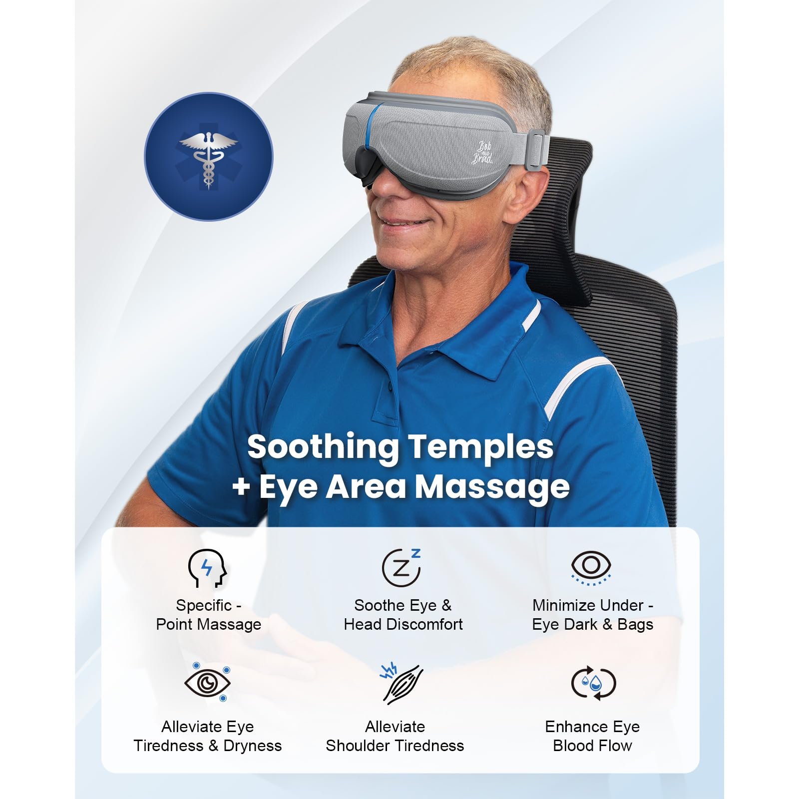 BOB AND BRAD Eye Massager comes with a 2-year warranty for confidence