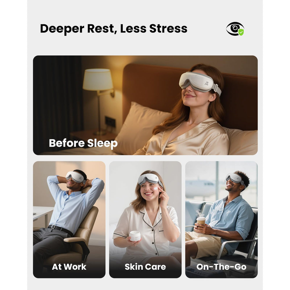 BOB AND BRAD Eye Massager double-layer pad for comfortable contact.