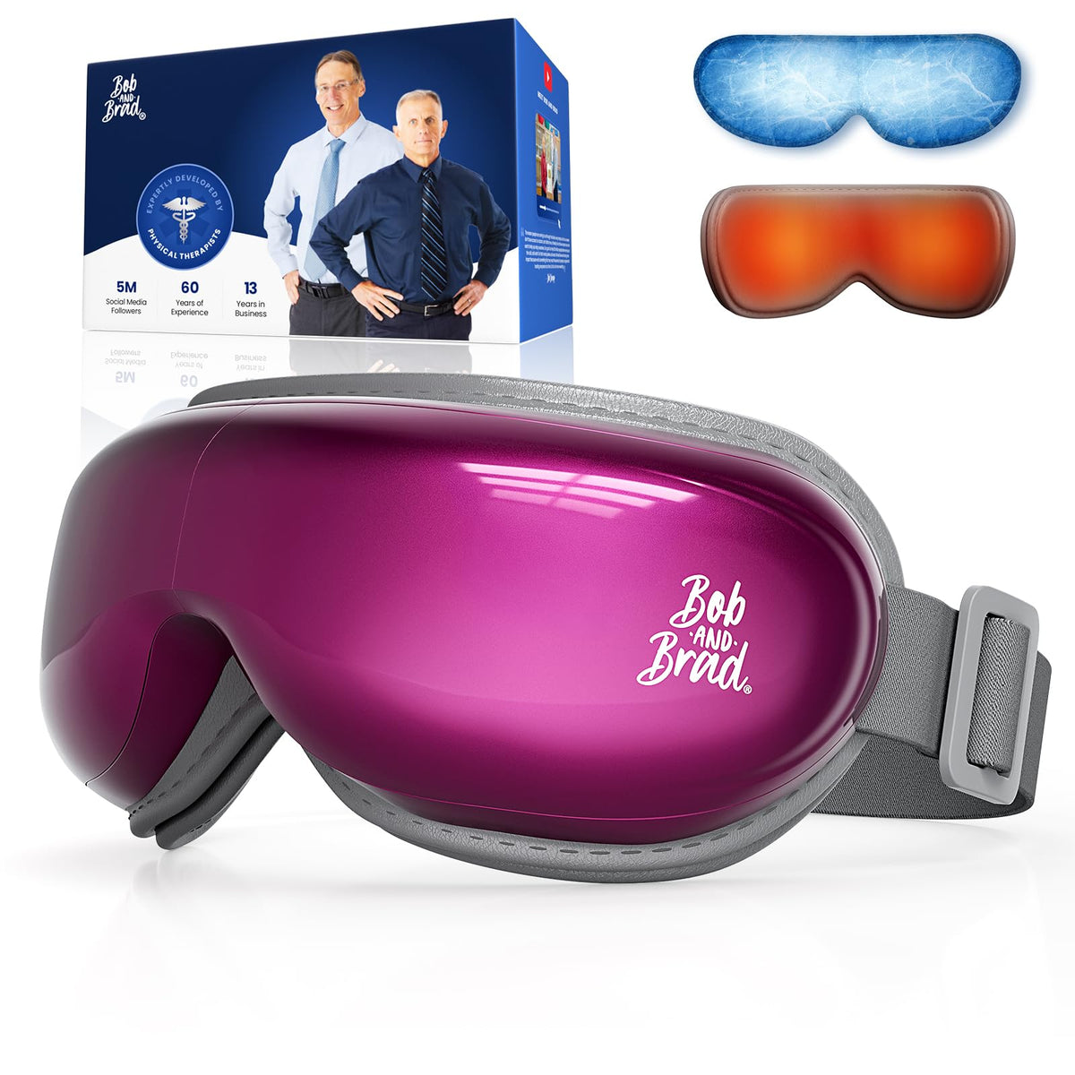 BOB AND BRAD Eye Massager with Heat provides relaxing warmth after long screen time.