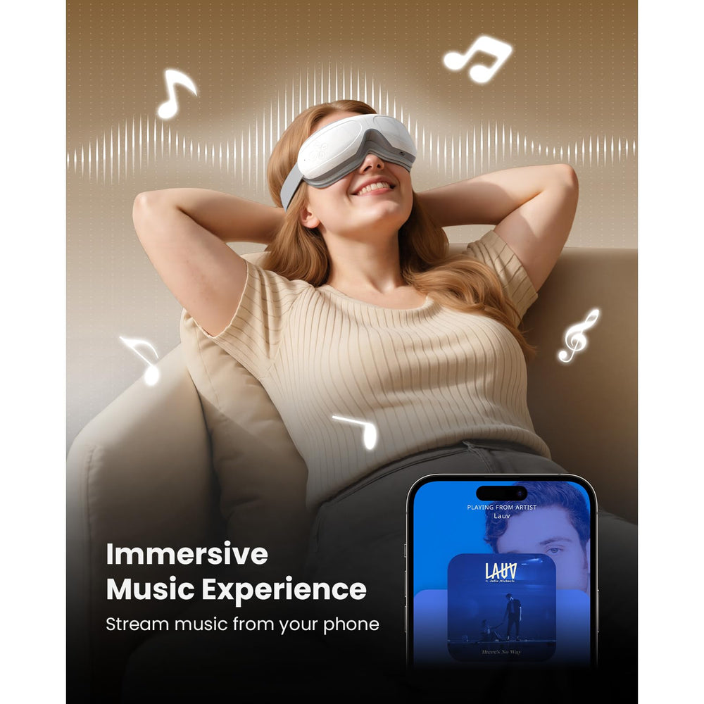 BOB AND BRAD Eye Massager USB-C charging for quick power on the move.