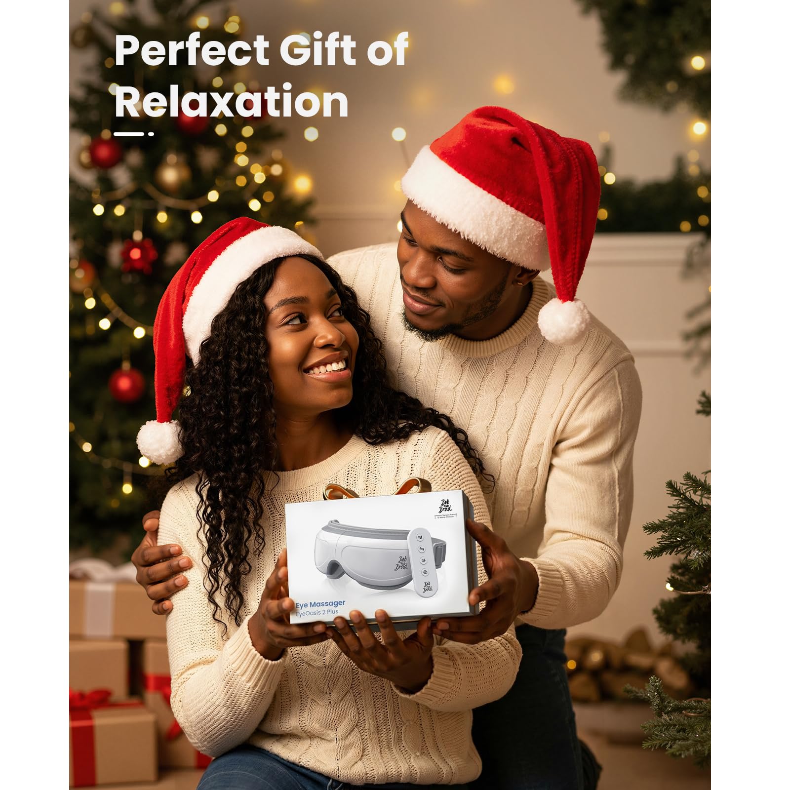 Bob and Brad EyeOasis 2 Plus Bluetooth audio for audiobooks or music.