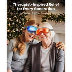 EyeOasis 3 uses adjustable compression for comfortable, customizable relief