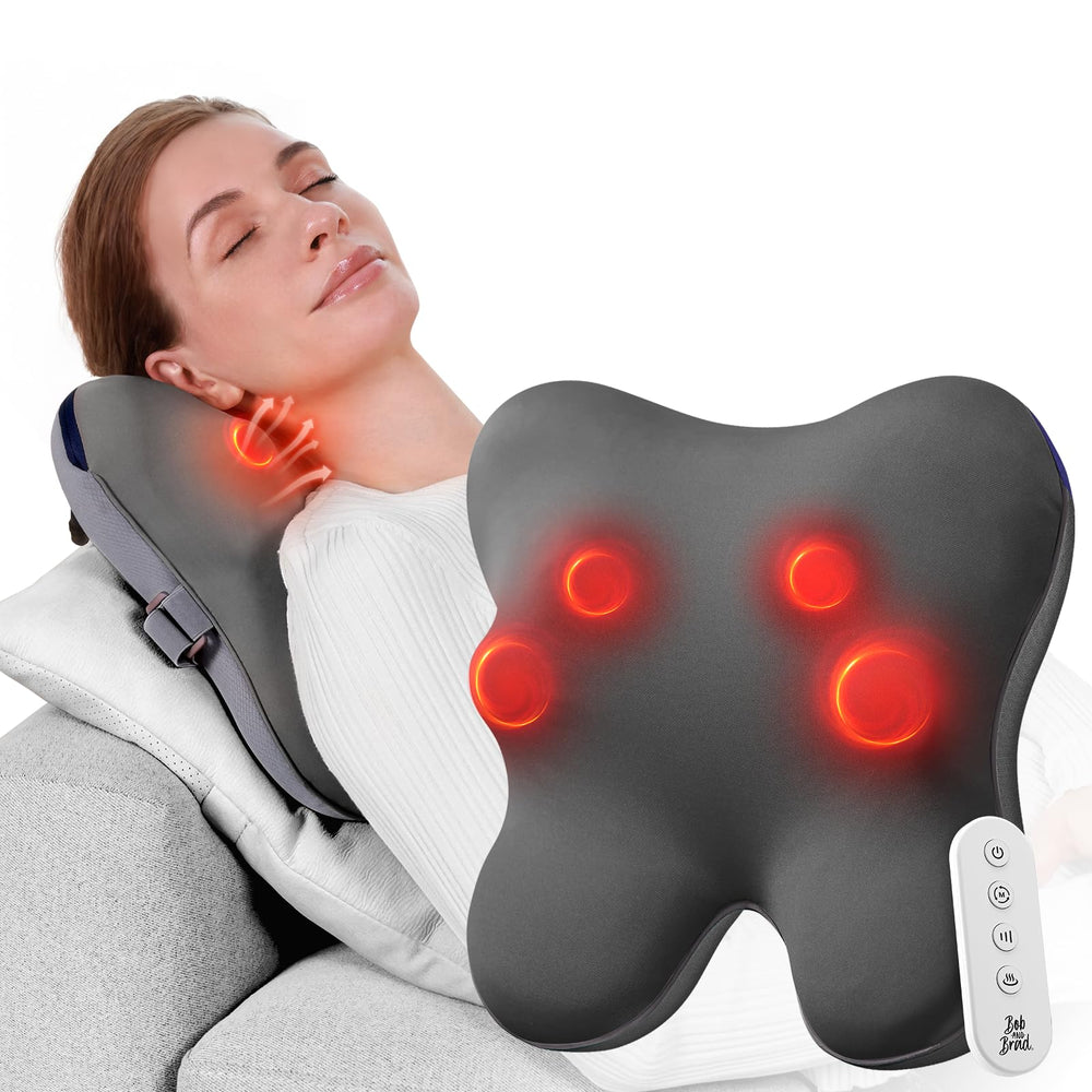 BOB AND BRAD EZBack Plus ergonomic design supports neck and back for daily comfort.