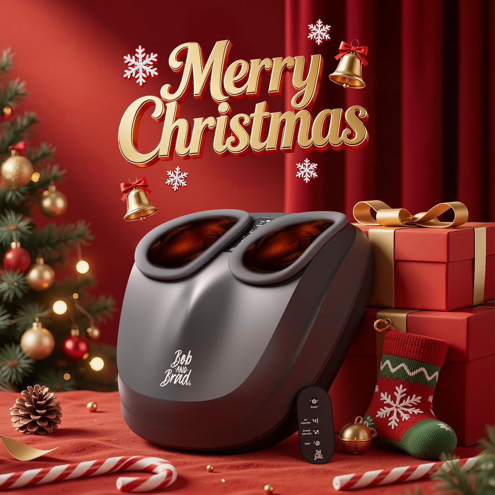 Bob and Brad foot massager heat settings soothe tired feet after work
