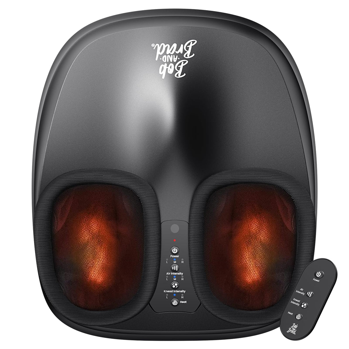 Bob and Brad foot massager remote control for easy at-home sessions