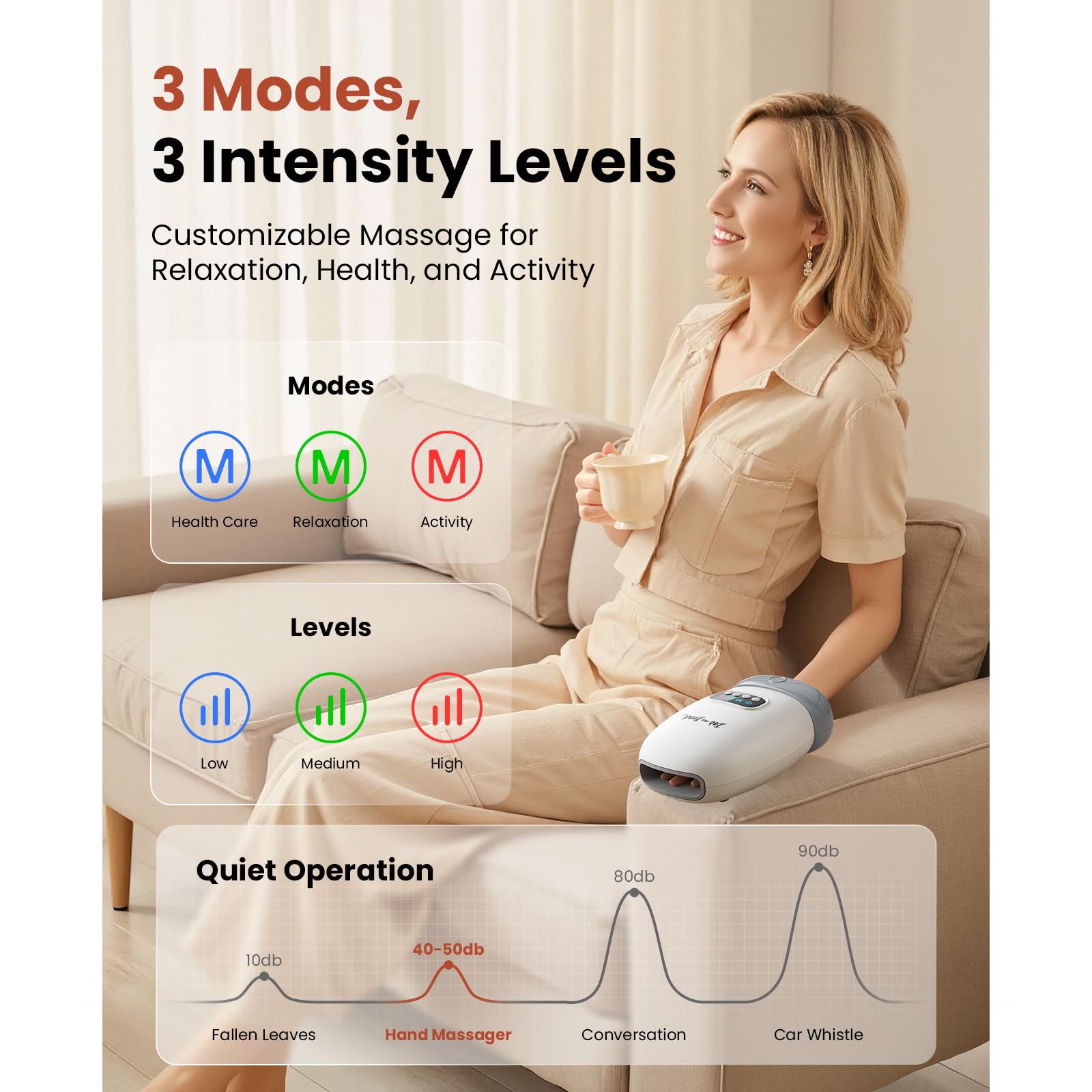 BOB AND BRAD H60 lets you adjust intensity from gentle to deeper relief.