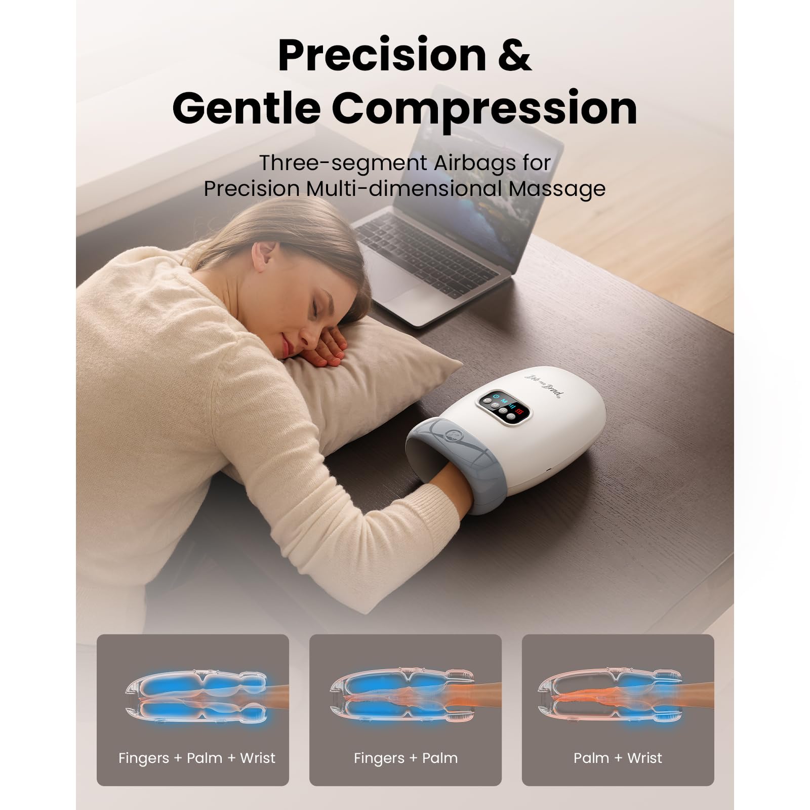BOB AND BRAD H60 offers Health Care, Soothing, and Energizing modes.
