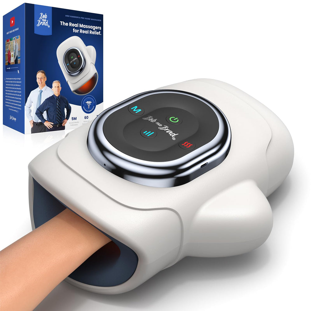 Bob and Brad HandMassager 8-zone finger division for targeted relief and better circulation.