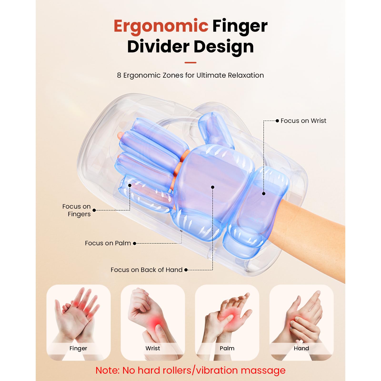 Bob and Brad HandMassager with modes and intensities for customizable comfort.
