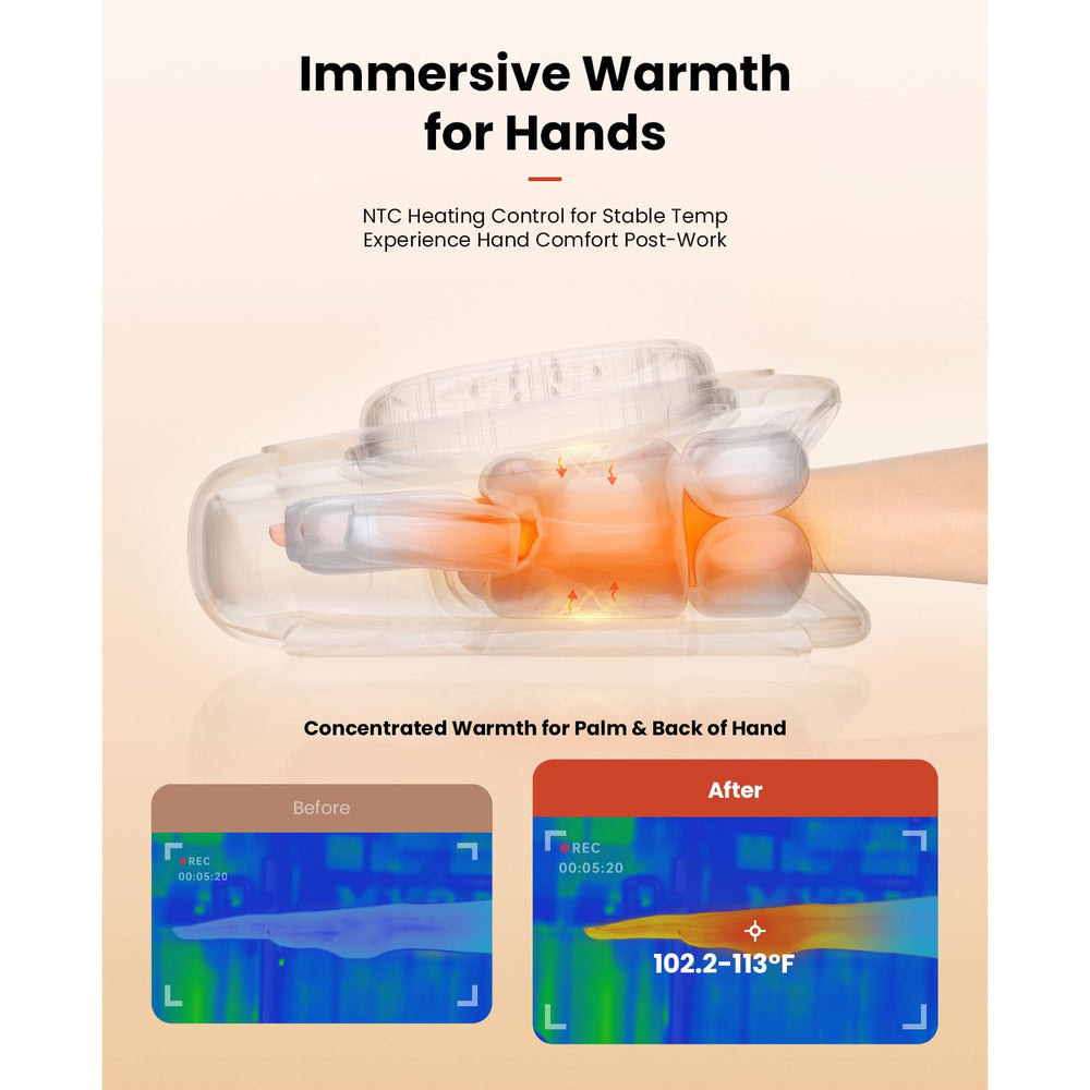 Bob and Brad HandMassager ultra-lightweight PU foam for easy extended use.