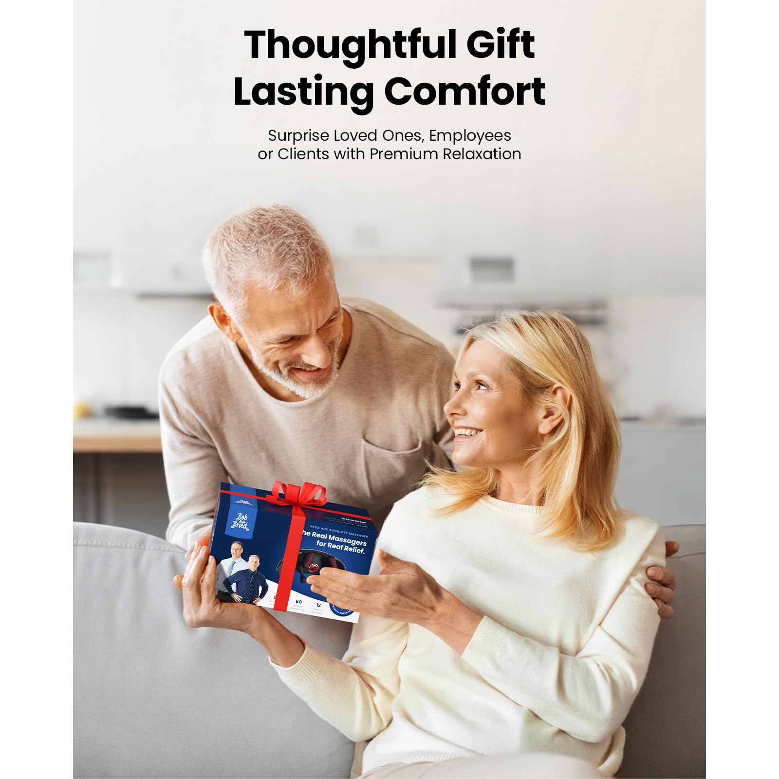 BOB AND BRAD iNeck Pro gift-ready packaging for wellness gifts