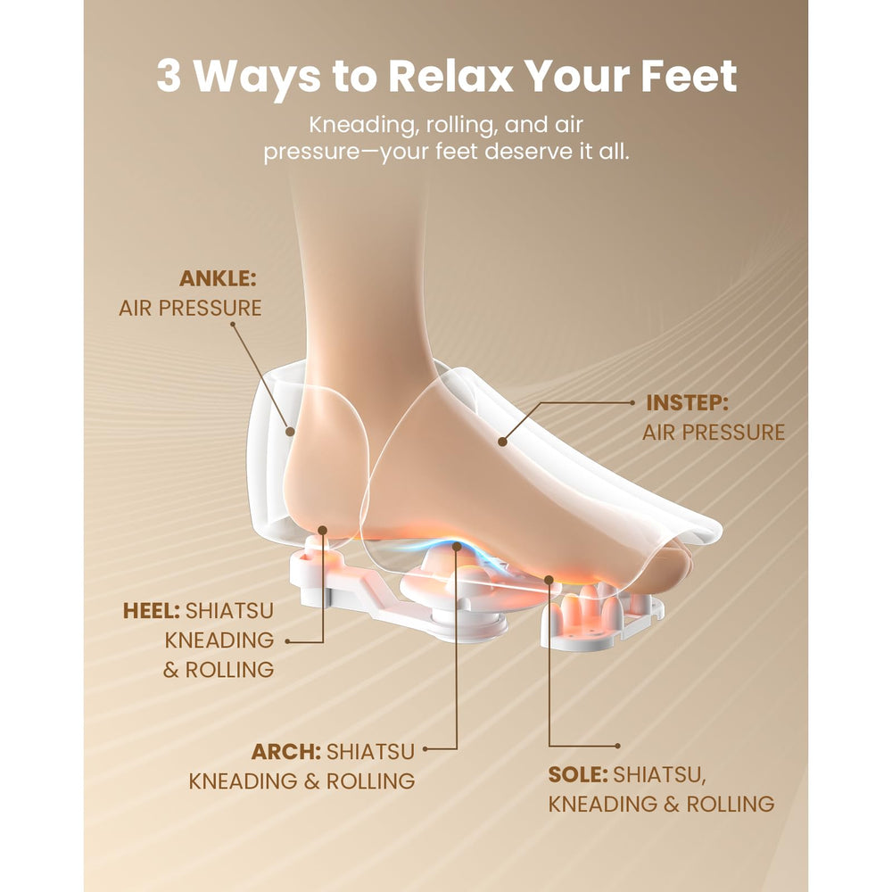 Bob and Brad portable foot massager for on-the-go relief