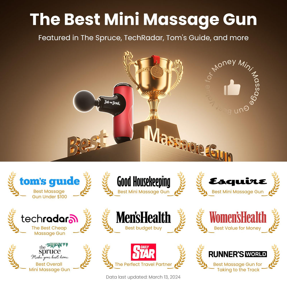BOB AND BRAD Q2 mini massage gun eco-friendly design for sustainability