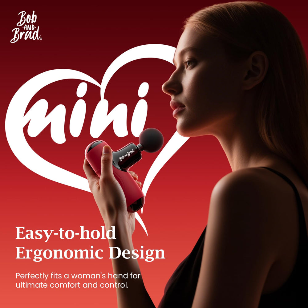 BOB AND BRAD Q2 mini massage gun no-slip grip for smaller hands