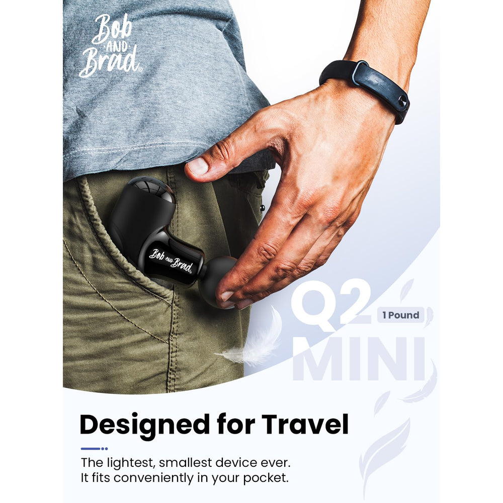 Q2 Mini side view showing ergonomic grip for comfortable sessions