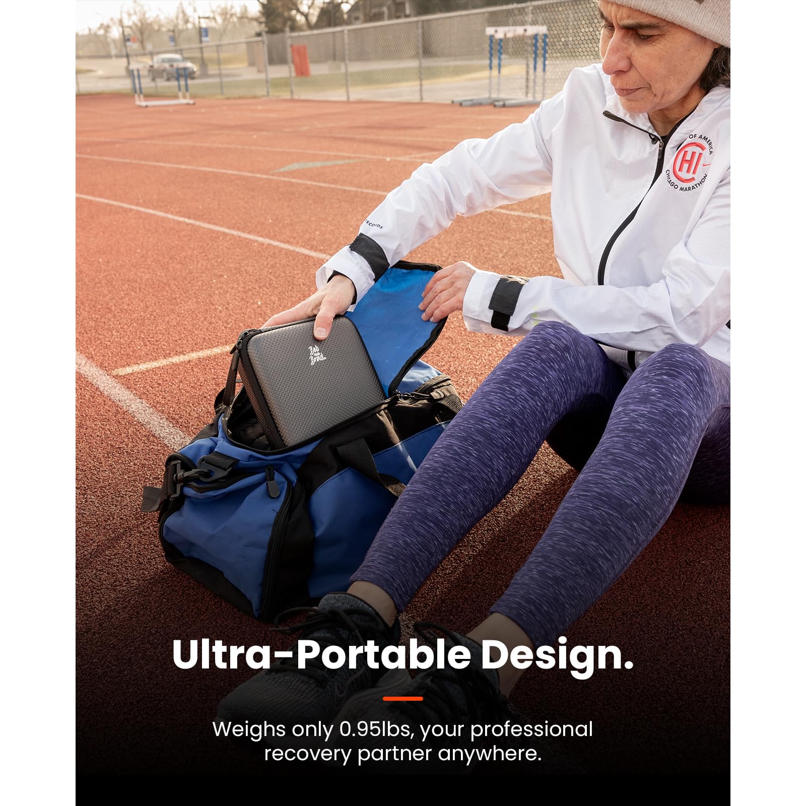 BOB AND BRAD Q2 Ultra Mini features soft-touch grip for comfort.