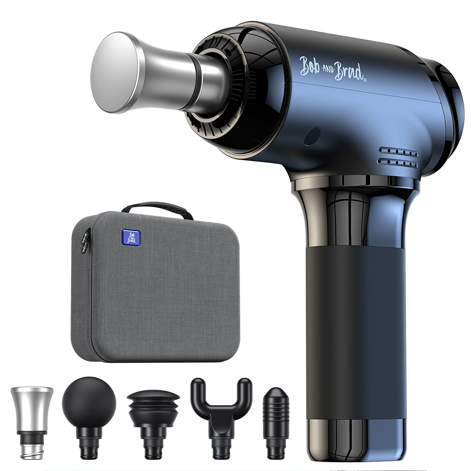 Bob and Brad T2 Max metal head close-up for deep tissue relief