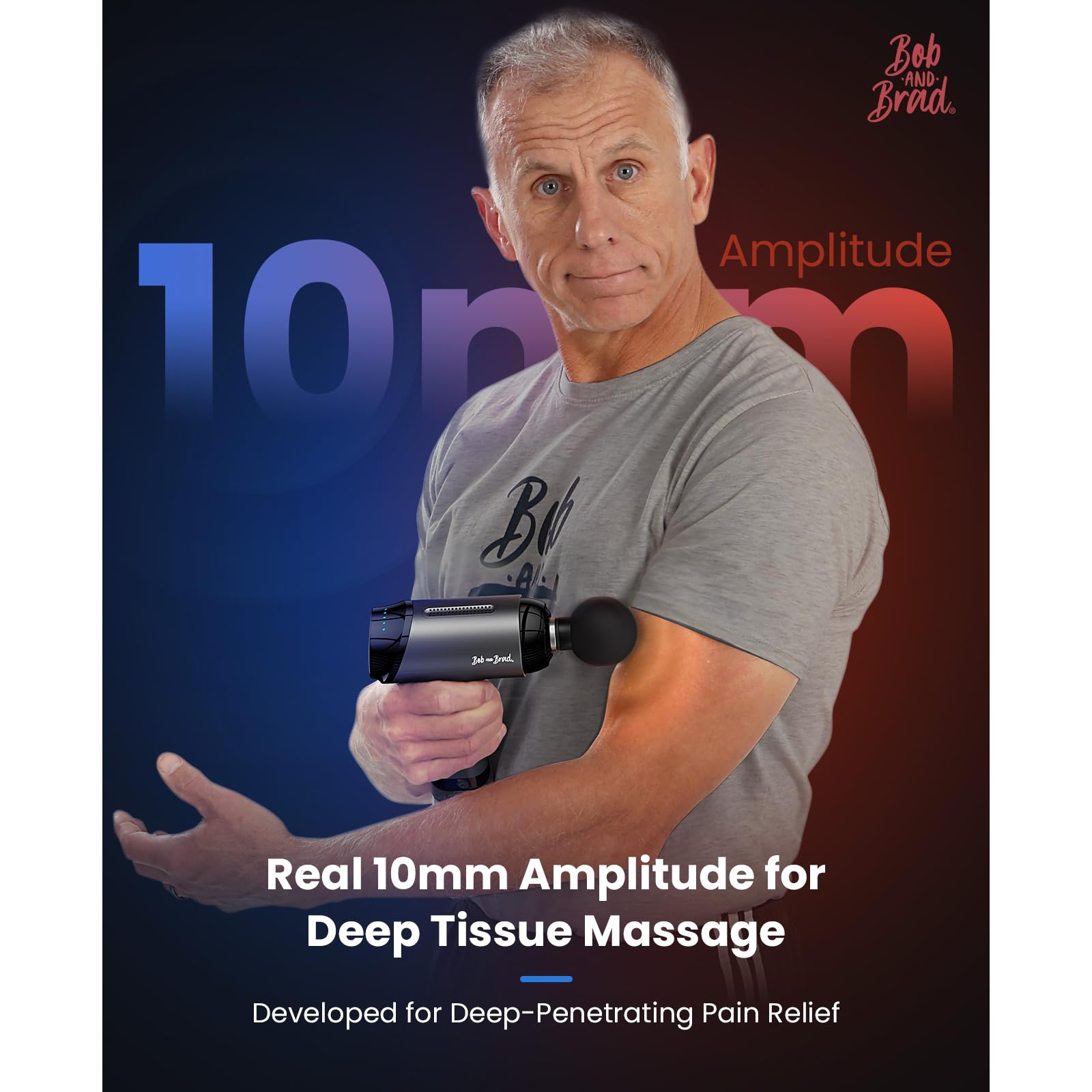 Bob and Brad T2 Pro ergonomic grip reduces wrist strain