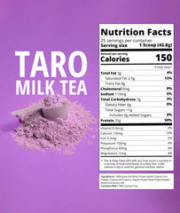 Boba Tea Protein shake in a glass demonstrates a tasty, protein-rich beverage option.