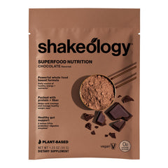 BODi Shakeology gluten-free label on packaging.