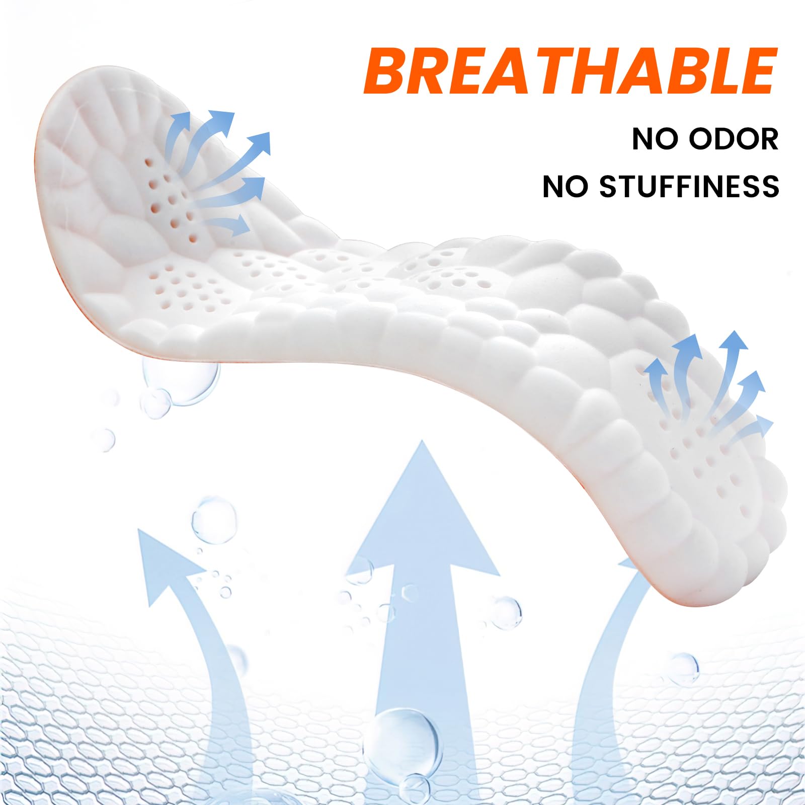 Bodluar Steppers arch-support insole eases foot pressure while standing or walking