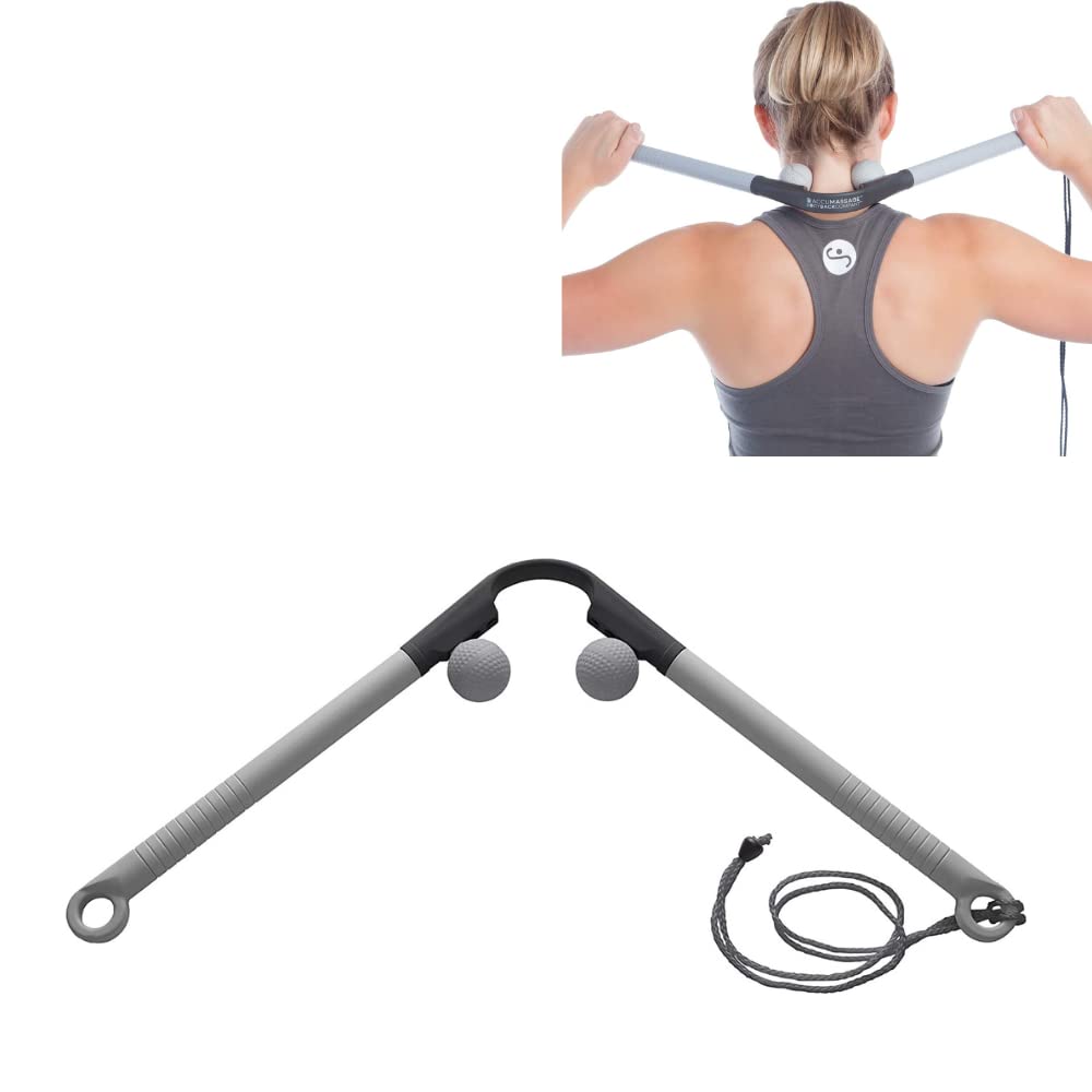 Body Back AccuMassage 2in1 design for dual neck and back massage versatility.
