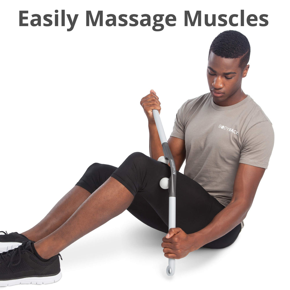 Body Back AccuMassage adjustable-intensity-controls switch between gentle and deeper massage.