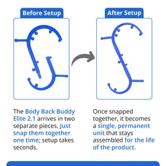 Body Back Buddy Elite shoulders relief: knots and stiffness reduction.